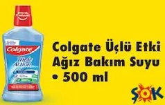 COLGATE ÜÇLÜ ETKİ AĞIZ BAKIM SUYU 500 ML indirimli fiyat COLGATE ÜÇLÜ ETKİ AĞIZ BAKIM SUYU 500 ML fiyat ve kampanya bilgisi